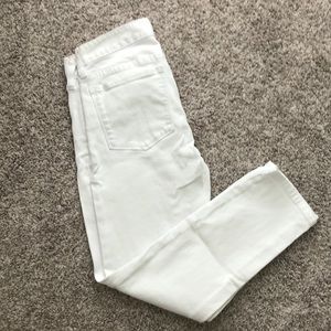 J. Crew white toothpick jeans